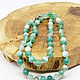Order Beads green agate (tinted) 46 cm. Selberiya shop. Livemaster. . Beads2 Фото №3