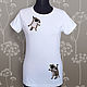 Order T shirt Guys raccoons. decades. Livemaster. . T-shirts Фото №3