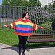 Knitted jumper: joyful stripe, Jumpers, Moscow,  Фото №1