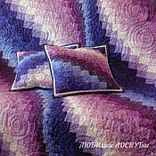 Для дома и интерьера handmade. Livemaster - original item BRIGHT ACCENT bargello patchwork quilt. Handmade.