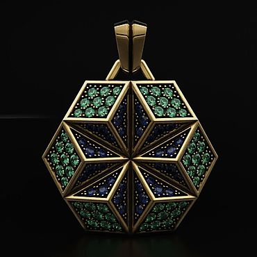 Украшения ручной работы. Ярмарка Мастеров - ручная работа Подвеска Геометрия. Handmade.