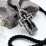 Православный браслет из серебра со Святыми