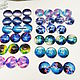 Cabochon Outer Space 10 mm. Cabochons. Selberiya shop. My Livemaster. Фото №4