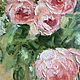 Oil painting Bouquet of English roses. impressionism. Pictures. Ирина Димчева. My Livemaster. Фото №5