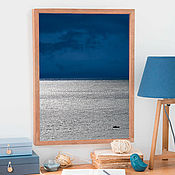 Картины и панно handmade. Livemaster - original item Photo picture of the Sea, abstract seascape, poster 30h40 cm. Handmade.
