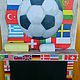 Chalk Board key box 'All for the match'. Housekeeper. Klukva ( decoupage). My Livemaster. Фото №5
