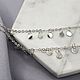 50 cm Chain with pendants rhodium plated (5269), Chains, Voronezh,  Фото №1