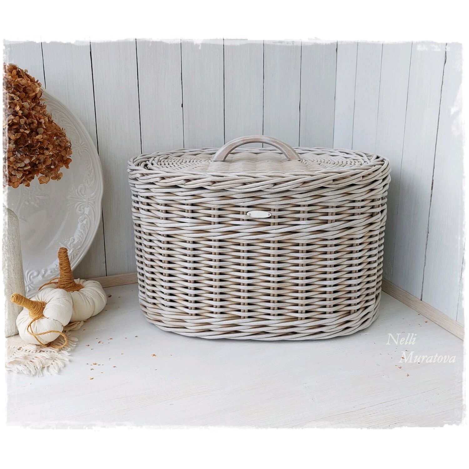 Хлебница плетеная "Scandi" в интернет-магазине на Ярмарке Мастеров ...