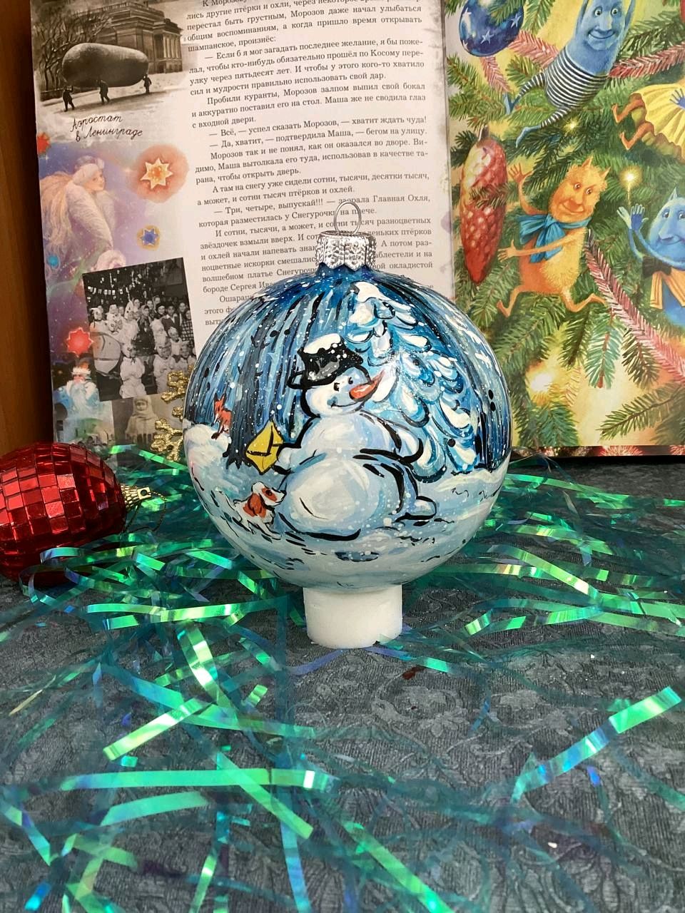 Стеклянные елочные игрушки в интернет-магазине Ярмарка Мастеров по цене ...