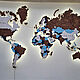  Карта мира. Карты мира. Wooden3Dmap. Ярмарка Мастеров.  Фото №4