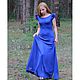 Long royal blue dress of silk. Dresses. TANYA MUZAIKA. Online shopping on My Livemaster.  Фото №2