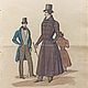 Винтаж: Антикварная гравюра Мужская Мода 1844 Франция Париж, Картины винтажные, Санкт-Петербург,  Фото №1