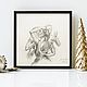 Иллюстрация "Танцовщицы" графитным карандашом. Картины. Milaniya_art. Интернет-магазин Ярмарка Мастеров.  Фото №2