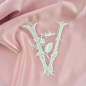 Сувениры и подарки handmade. Livemaster - original item Pouch for lingerie with embroidery of Your monogram. Handmade.