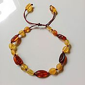 Украшения handmade. Livemaster - original item Amber Bracelet natural amber of amber of different colors No. №6. Handmade.