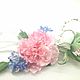 Silk flowers. Flower bracelet ' Charlize'. Textile bracelet. verelli (verelli). Online shopping on My Livemaster.  Фото №2