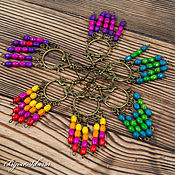 Украшения handmade. Livemaster - original item Earrings with wooden beads 