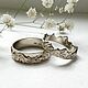 Wedding couple rings - white gold 585 (Ob11). Engagement rings. anna-epifanova. Online shopping on My Livemaster.  Фото №2