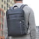 Men's leather backpack 'Marko' (Gray), Backpacks, Yaroslavl,  Фото №1
