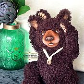 Куклы и игрушки handmade. Livemaster - original item Teddy Bear Chocolate donut collectible author teddy bear. Handmade.