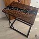 Приставной стол из капа карагача. Столы. Akutrau Woodworking. Ярмарка Мастеров.  Фото №6