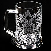 Посуда handmade. Livemaster - original item Patriot. Beer mug. Handmade.