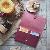 Бумажник из кожи Sequoia песочный