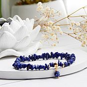 Украшения handmade. Livemaster - original item Intuition bracelet with lapis lazuli. Handmade.