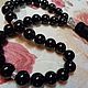 Black agate rosary 33 beads and 925 silver. Rosary. marusjy. My Livemaster. Фото №5