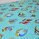 TABLECLOTHS: Fish Tablecloth. Tablecloths. Kitchen. Online shopping on My Livemaster.  Фото №2