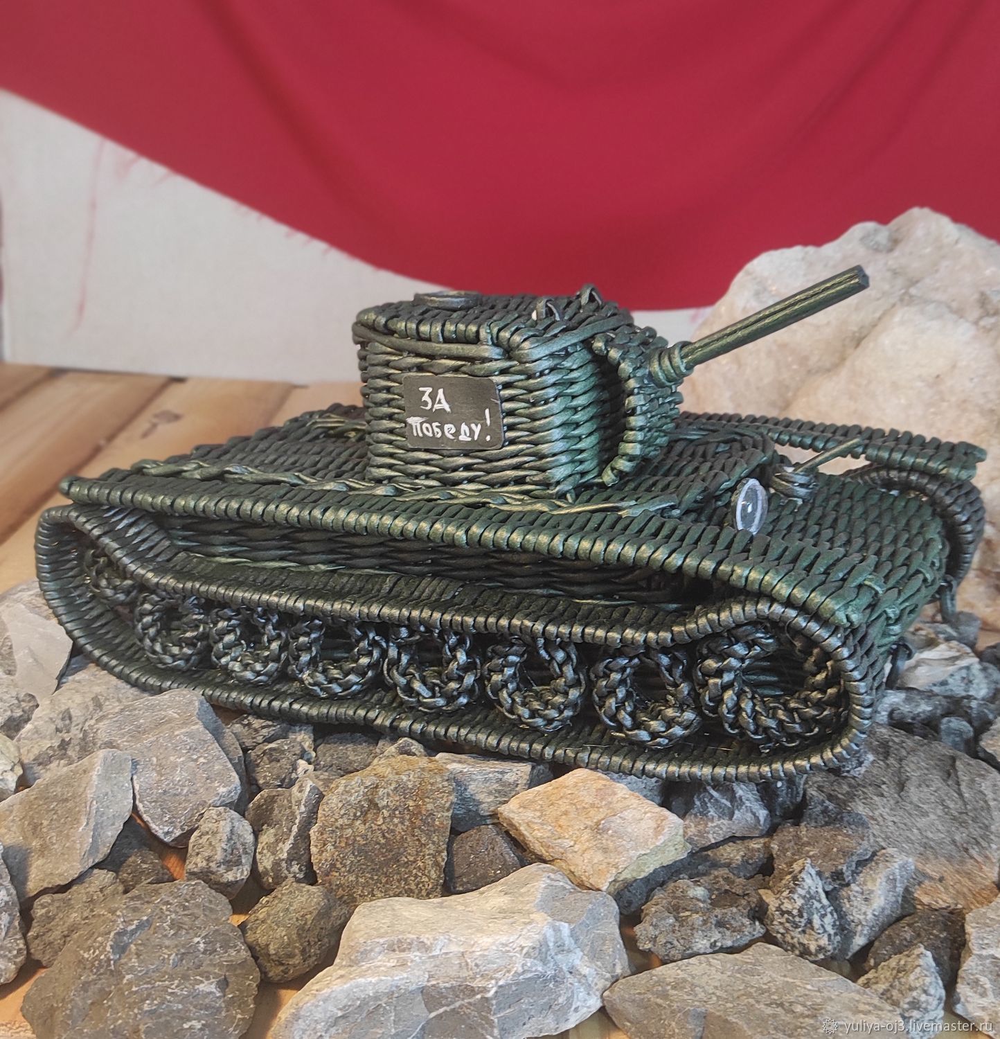 Конструктор Eco Wood Art (EWA) Большой Танк T-34-76