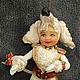 Белый пудель Артемон, ватная елочная игрушка. Мягкие игрушки. Елена (emeldolls). Ярмарка Мастеров.  Фото №5