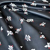 Материалы для творчества handmade. Livemaster - original item Genuine Black Leather Floral Pattern. Handmade.