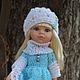 Order Dress, hat, Snood and leggings for Paola Reina doll. DominikaSamara. Livemaster. . Clothes for dolls Фото №3