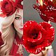 Мак брошь игла. Итальянское стекло. Lampwork. Брошь-игла. Юлия Грин-Костюшева (GlassAlmaz) (GlassAlmaz). Ярмарка Мастеров.  Фото №5