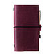 Leather notebook with interchangeable notebooks pockets and fastening for the handle, Notebooks, Moscow,  Фото №1