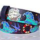 Tattoo Marin Style Hand Painted Leather Belt. Straps. Made In Rainbow. Online shopping on My Livemaster.  Фото №2
