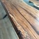 Стол-река из слэба реликтового термобука с эпоксидной смолой 190х90. Столы. WoodBroker. Ярмарка Мастеров.  Фото №4