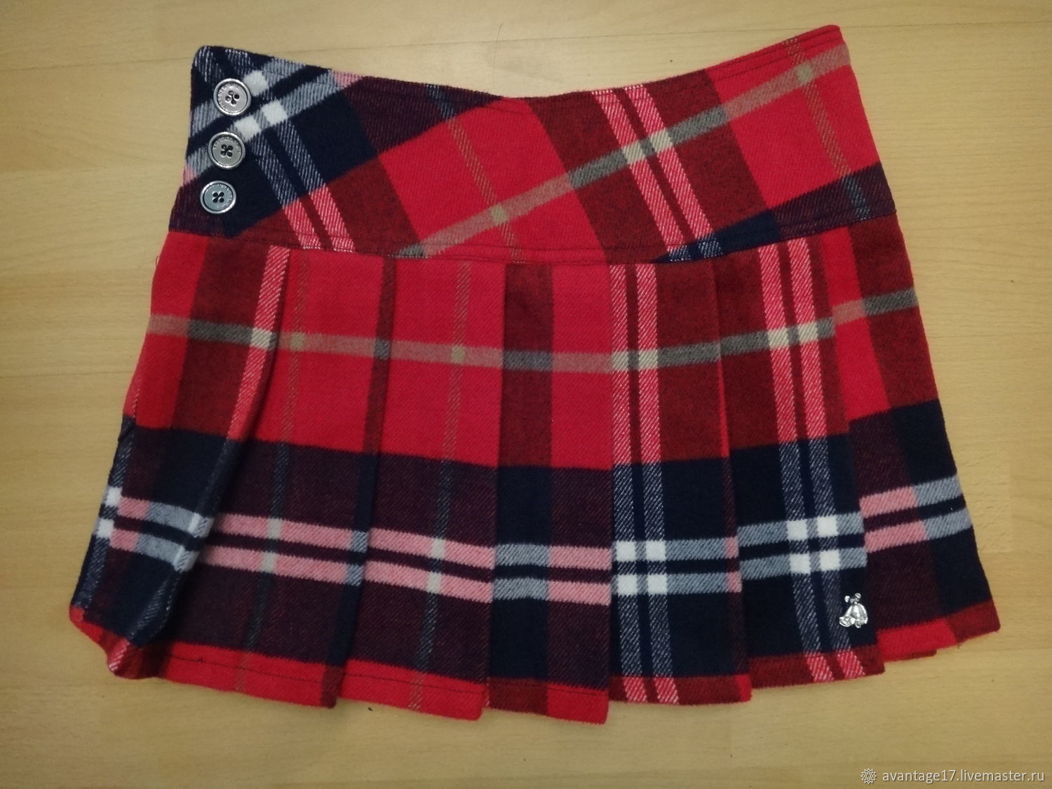 Винтаж: Короткая полушерстяная юбочка, юбка, "Шатланка" р-р 42 купить в ...