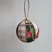 Сувениры и подарки handmade. Livemaster - original item Christmas Ball "Musical moment". Handmade.