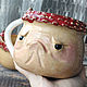  Large mug mushroom fly agaric angry. Mugs and cups. alisbelldoll (alisbell). Online shopping on My Livemaster.  Фото №2