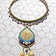  Ondine. Macrame necklace with sea rukushki. Necklace. IrinaSkripkaMBeads. Online shopping on My Livemaster.  Фото №2