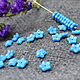 Чешские бусины стеклянные цветочки плоские голубой
Диаметр чешского стеклянного цветочка 7 мм
Бусины цветочки имеют вертикальное отверстие около 1 мм