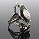 Ethnic Avant-Garde Series Ring with 925 silver agate HB0077. Rings. Sunny Silver. My Livemaster. Фото №5