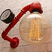 Светильник, лампа в стиле ретро, лофт, индастриал, стимпанк