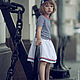 комплект  юбка и футболка Marine. Юбки. Petite Princesse. Ярмарка Мастеров.  Фото №5