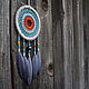 Dream catcher grey with blue dream Catcher in car. Dream catchers. mfdreams. Online shopping on My Livemaster.  Фото №2