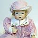 Doll collectible 'Pretty in Pink', Vintage interior, Kaliningrad,  Фото №1