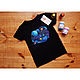 T-shirt with hand-painted space URSA Major, T-shirts, Kaliningrad,  Фото №1