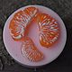 Silicone soap mold set of Mandarin slices, Form, Moscow,  Фото №1